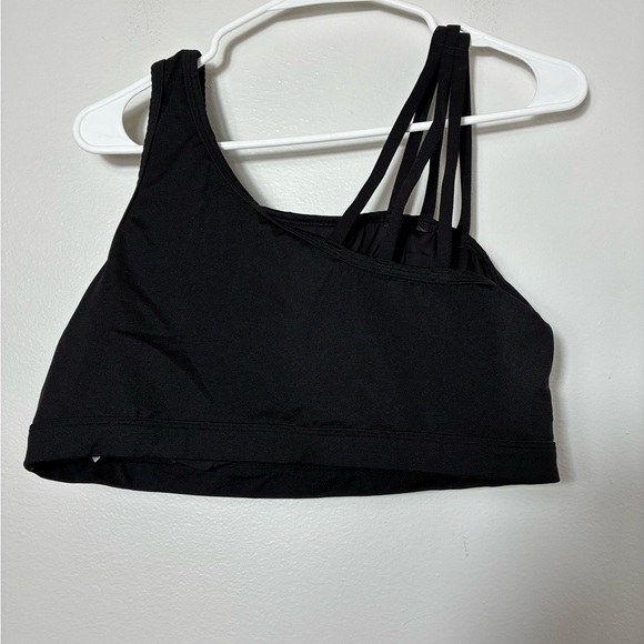 LIVI‎ Active Sports Bra Black Sz 18 Paddad Strappy Sholder Workout - Picture 3 of 5